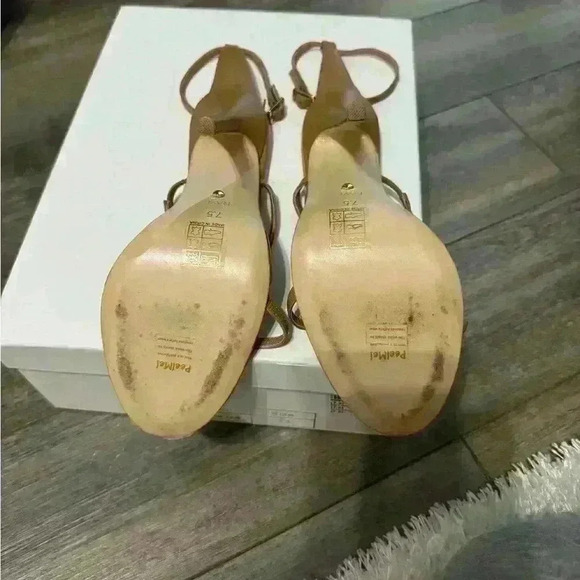 RAYE Tan Strappy Heels - Picture 5 of 7